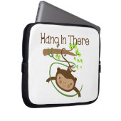 Monkey Hang in There Laptopschutzhülle (Vorne Rechts)