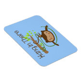 Monkey Hang in There Magnet (Rechte Seite)