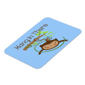 Monkey Hang in There Magnet (Linke Seite)