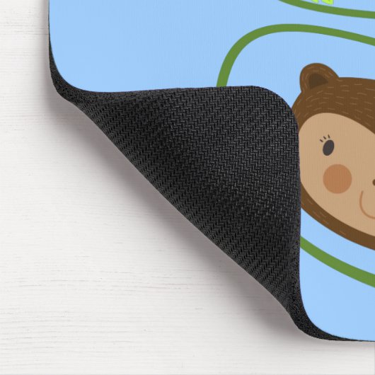 Monkey Hang in There Mousepad (Ecke)