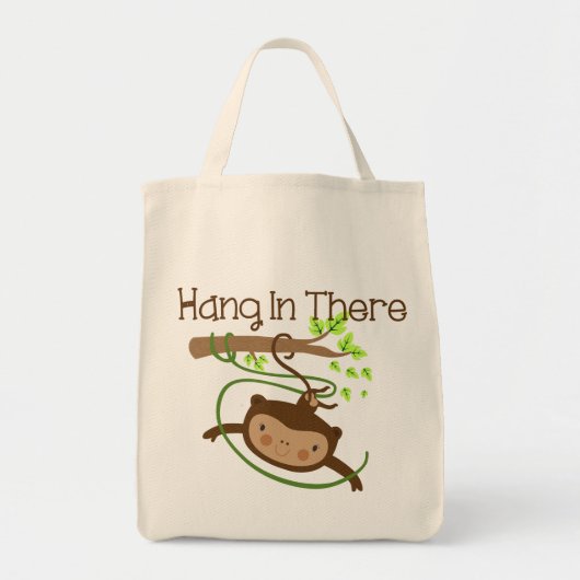 Monkey Hang in There Tragetasche (Vorne)
