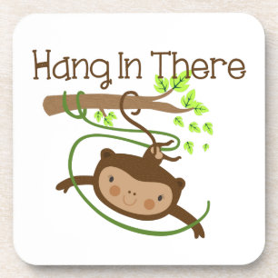 Monkey Hang in There Untersetzer