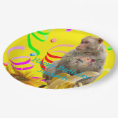 Monkey Happy Birthday Paper Tellers Pappteller (Schrägansicht)