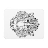 Monkey Head Doodle Magnet (Horizontal)