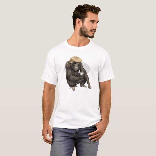 monkey holding the T-Shirt (Vorne ganz)