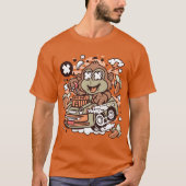 Monkey Hotrod T-Shirt (Vorderseite)