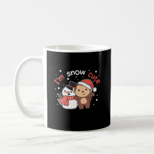 Monkey I Love You Snow Much Snowman Pun Kaffeetasse