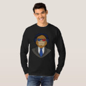monkey in suit T-Shirt (Vorne ganz)