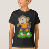 Monkey Inline Skaten Roller Skate T-Shirt (Vorderseite)