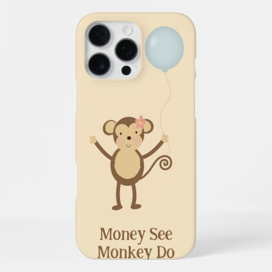 Monkey iPhone Hülle (Rückseite)