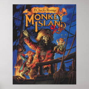 Monkey Island 2 LeChucks Rache Poster