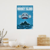 Monkey Island Travel Poster (Küche)
