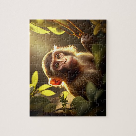 Monkey Jigsaw Puzzle - Dschungel (Vertikal)