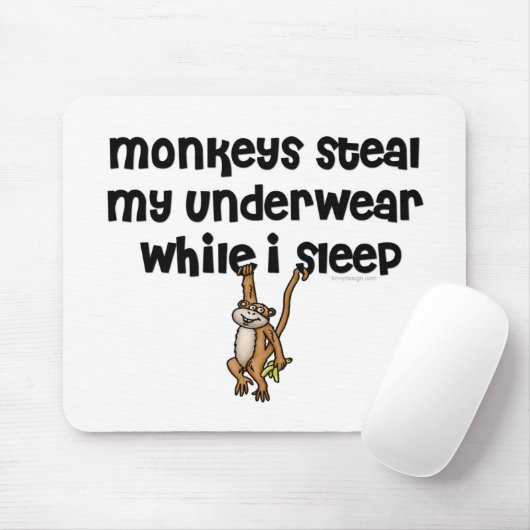 Monkey Joke Mousepads (Mit Mouse)