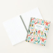 Monkey Jungle Animals Tropical Blätter Notizblock (Innenseite)