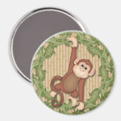 Monkey Jungle Magnet Locker Magnet File Cabinet (Vorderseite/Rückseite)