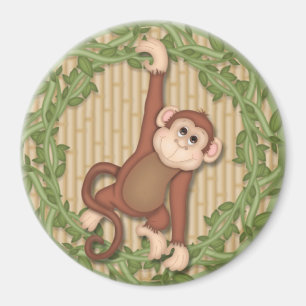 Monkey Jungle Magnet Locker Magnet File Cabinet