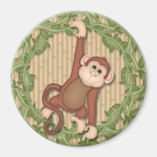 Monkey Jungle Magnet Locker Magnet File Cabinet (Vorne)