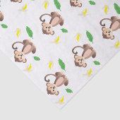 Monkey Jungle Tropenleder Banane geschält Seidenpapier (Ausschnitt)