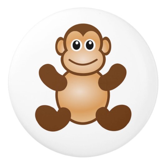 MONKEY KERAMIKKNAUF (Vorderseite)