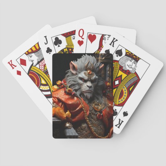 Monkey King Playing Card Spielkarten (Rückseite)