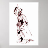 Monkey King Print Poster (Vorne)