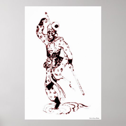 Monkey King Print Poster (Vorne)