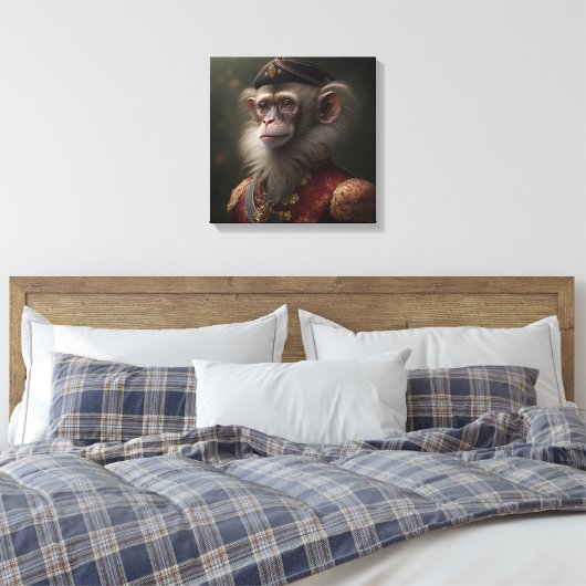 Monkey-Leinwand Leinwanddruck (Insitu (Schlafzimmer))