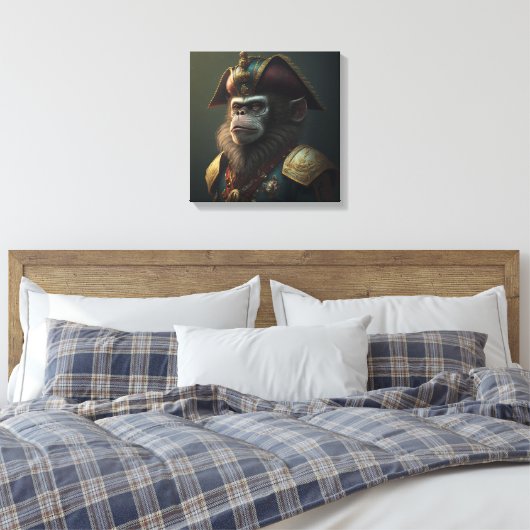 Monkey-Leinwand Leinwanddruck (Insitu (Schlafzimmer))