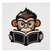 Monkey lesen poster (Vorderseite)