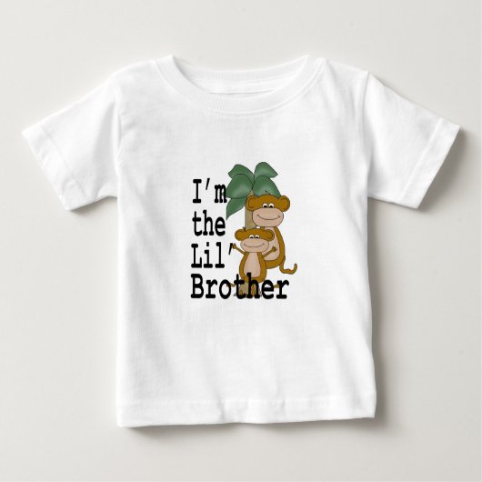 Monkey Little Brother Baby T-shirt (Vorderseite)
