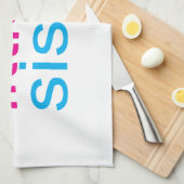 Monkey Little Sister Küchentuch (Viertel Falte)