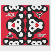 MONKEY LOVE SPECIAL by Masanser Geschenkpapier (Flach)