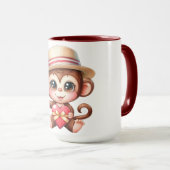 Monkey love tasse (VorderseiteRechts)