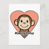 Monkey Lover Postkarte (Vorderseite)