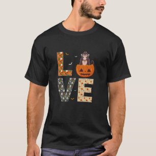 Monkey Lovers Boys Girls Kinder Witziges Halloween T-Shirt