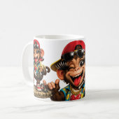 Monkey Madness Kaffeetasse (Vorderseite Links)