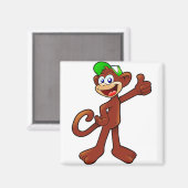 Monkey 🐵 magnet (Vorderseite/Rückseite)