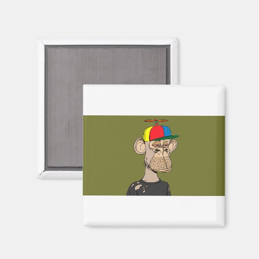 Monkey 🐵 magnet (Vorderseite/Rückseite)