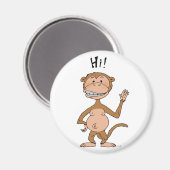 Monkey-Magnet Magnet (Vorderseite/Rückseite)