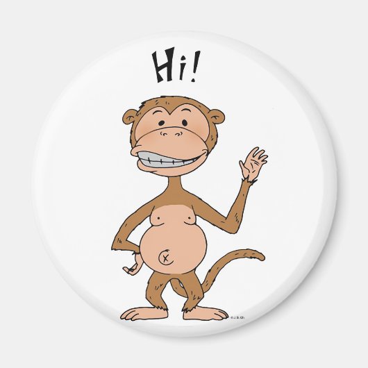 Monkey-Magnet Magnet (Vorne)