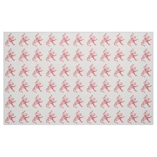 Monkey Mandala Fabric Stoff (Fat Quarter (45,7 x 55,9 cm))