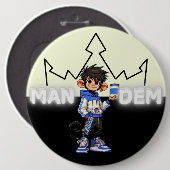 Monkey - Mandem Collection -SVBK- SILVERBCKK TTV Button (Vorne & Hinten)