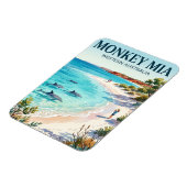 Monkey Mia Australien Magnet (Linke Seite)
