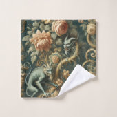 Monkey Minion Mischief - Gothic Viktorianisch Badhandtuch Set (Waschlappen)