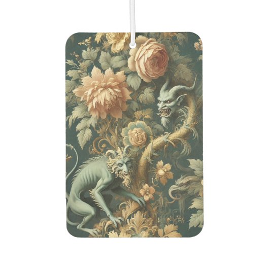 Monkey Minion Mischief - Gotisches Barock Autolufterfrischer (Vorderseite)