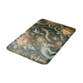 Monkey Minion Mischief - Gotisches Barock Badematte (Schrägansicht)