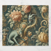 Monkey Minion Mischief - Gotisches Barock Bierflaschenetikett (Einzelnes Label)