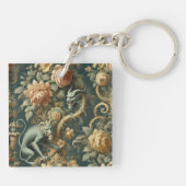 Monkey Minion Mischief - Gotisches Barock Schlüsselanhänger (Rückseite)