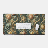 Monkey Minion Mischief - Gotisches Barock Schreibtischunterlage (Tastatur & Maus)